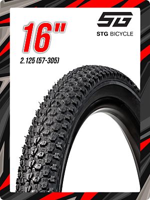 Велопокрышка STG 16"x2.125 (57-305) HYD-001/ZT-0023  черный Х126597